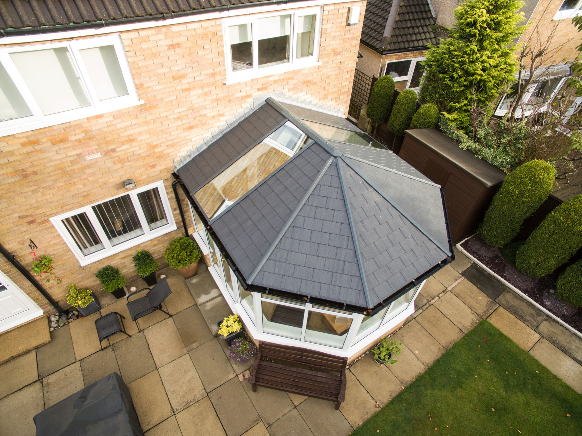 Ultraroof tiled conservatory roofs